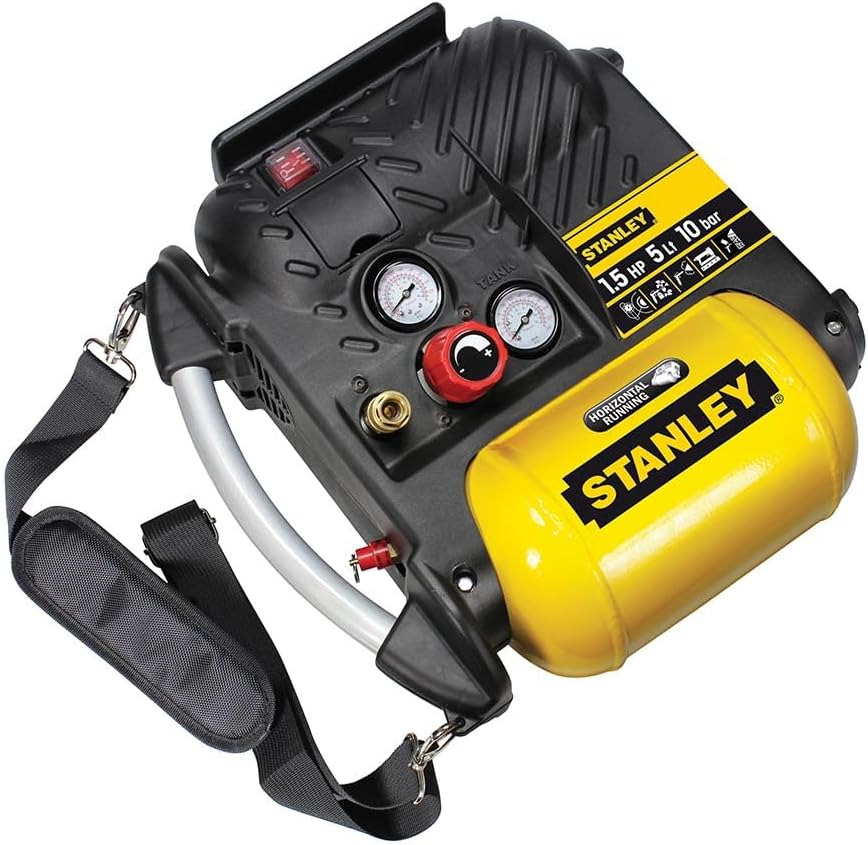 Stanley Dn200/10/5 Kompresor, Czarny/Żółty, 40.01 x 40.01 x 24.99 cm