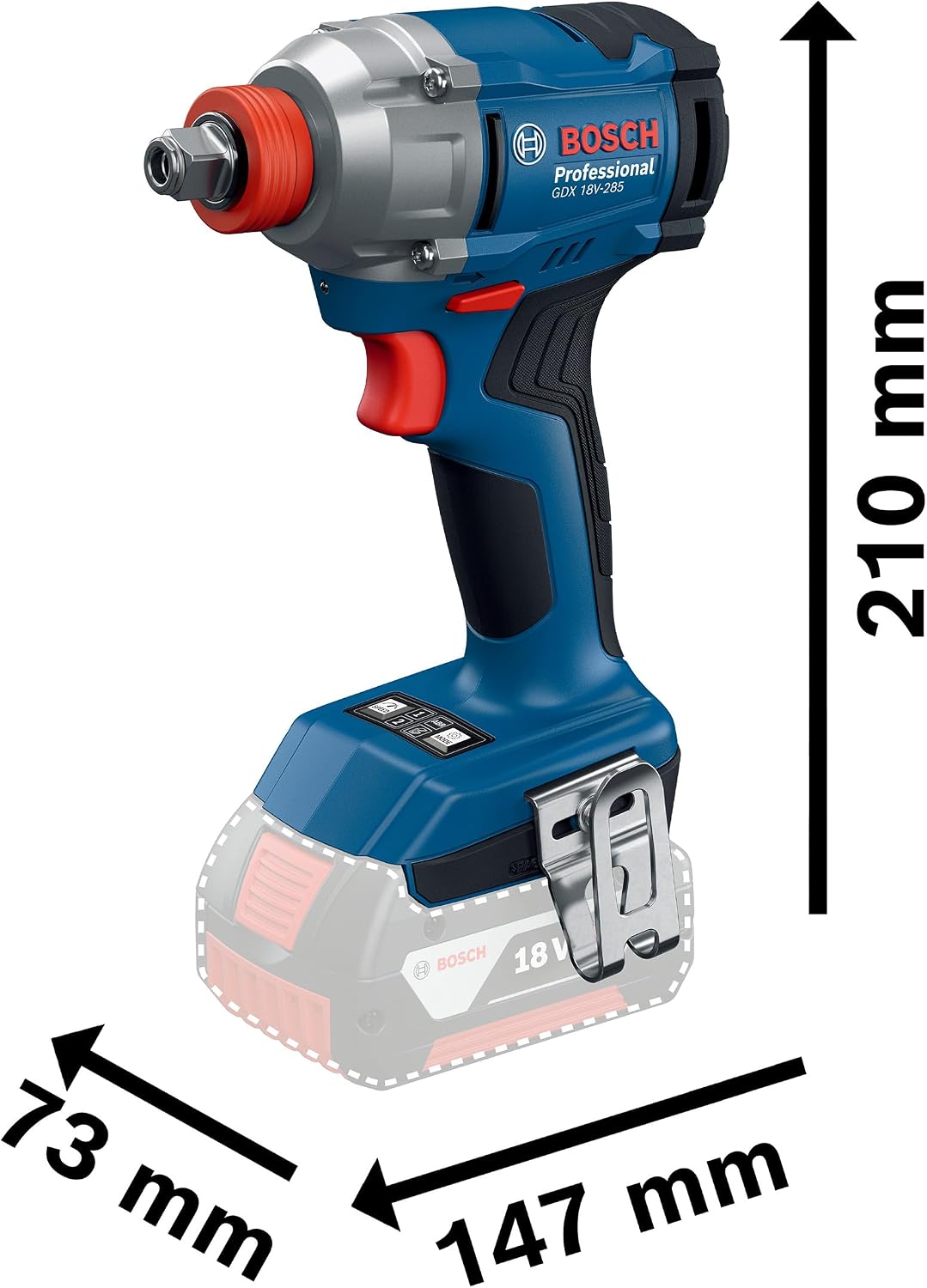 Bosch PRO 18V System Zestaw Combo: GSR 18V-65, GDX 18V-285, GBH 18V-26, GWS 18V-11, 2 akumulatory GBA 18V 5.0Ah, 1 akumulator EXBA 18V 5.5Ah, ładowarka GAL 12V/18V-80, 4 walizki L-BOXX 136